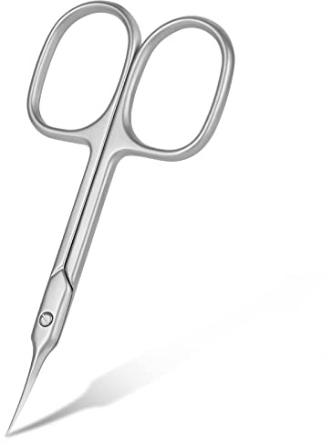 URAQT Nagelschere Hautschere, Nagelhautschere Nagelscheren Nagelhautzange aus Rostfreiem Edelstahl, Baby Fingernagelschere mit Gebogener Spitze, Nail scissors für Fuß und Fingernägel