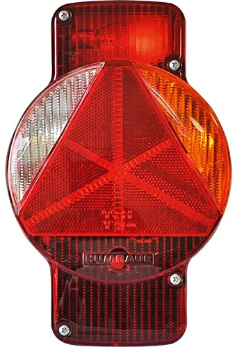 mb-m Humbaur Lichtscheibe Ersatzglas rechts Blinker Standlicht Bremse Rückfahrscheinwerfer Anhänger 405.00039 - vertikal