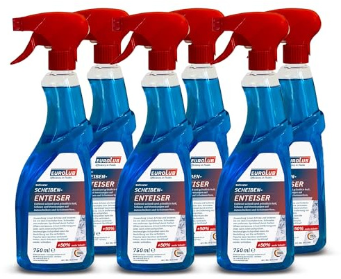 EUROLUB 6X Scheibenenteiser Sprühflasche 750ml 813750