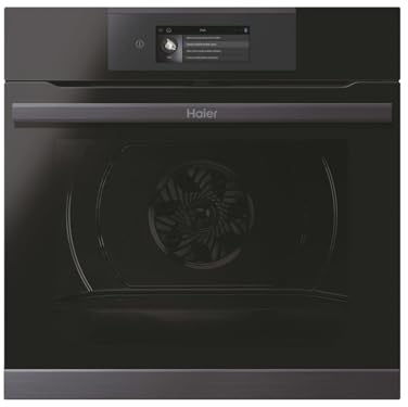 Haier Einbaubackofen I-TOUCH Serie 4 HWO60SM5T5BHD | Nische 60 cm, Wi-Fi Funktion, Katalyse- & Hydrolytic-Reinigung, 14 Funktionen, Schwarz