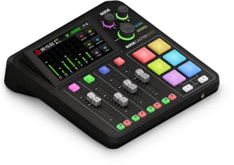 RØDE RØDECaster Duo Mischpult, Recorder & Dual Audio Interface für Podcaster, Streamer, Musiker & Content Creator | Schwarz | WLAN, Bluetooth, USB-C