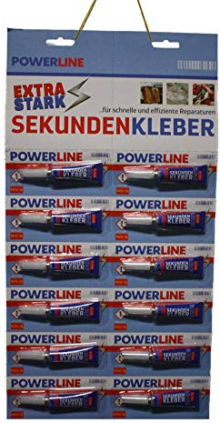 Sekundenkleber Extra Stark 12Stk. | 3g pro Tube | wasserfest transparent | Universale Sofortkleber