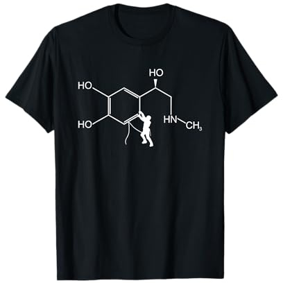 Periodensystem Kletterer Sportklettern Bouldern T-Shirt