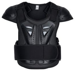 Kinder Protektorenweste AHP Protektorenjacke Protektor Körperschutz Motorrad Motocross Schwarz