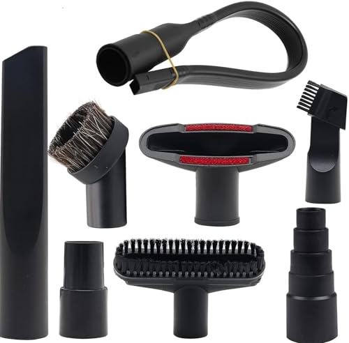 Staubsauger Aufsätze Staubsaugerdüse Staubsauger Aufsatz für Sauger mit 32mm und 35mm Durchmesser Staubsaugeradapter 62cmSchlauchadapter Werkstattstaubsauger Universal Vakuum Aufsätze Reinigungs-Set