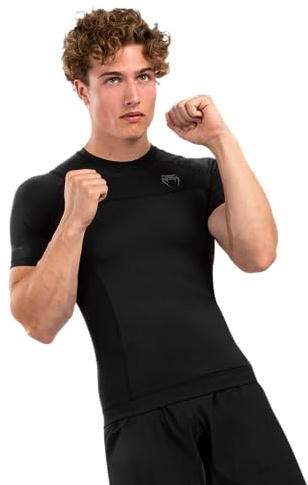 Venum Herren G-fit Air Rashguard Shirt, Schwarz, M EU