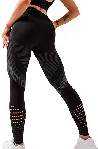 INSTINNCT Damen Sport Nahtlose Blickdicht Leggings Kompressions Yoga Fitnesshose Sporthose mit Hohe Taille für Gym Workout Jogging