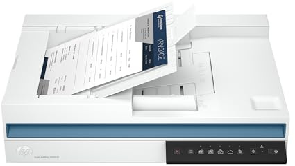 HP ScanJet Pro 2600 f1, Scanner, Flachbett, 60-Blatt ADF, USB 2.0, bis zu 1.500 Seiten täglich, Kurzbefehle