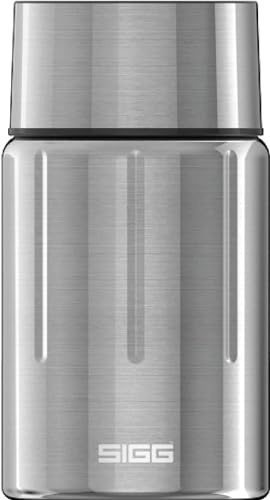 SIGG Gemstone Food Jar Selenite (0.75 L), isolierter Essensbehälter für Büro, Schule und Outdoor, Thermobehälter aus hochwertigem 18/8 Edelstahl