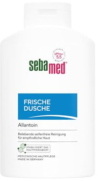 SEBAMED Frische Dusche 400 ml, Duschgel für empfindliche und strapazierte Haut, langanhaltendes Frischegefühl, versorgt die Haut mit Feuchtigkeit durch Aminosäuren und Allantoin, für Männer und Frauen