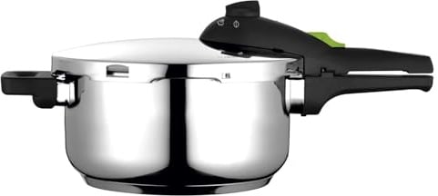 Fagor Rapid Xpress Schnellkochtopf 4 Litern, Induktion, Dampfkochtopf Express-Superschnell, Edelstahl 18/10, Alle Herdarten, Thermo-Diffusor-Boden, 2 Druckstufen, 5 Sicherheitssysteme 78510