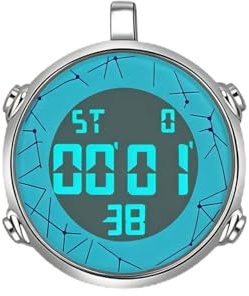 JewelryWe Digital Taschenuhr mit Karabiner Karabineruhr Pocket Fob Gürtelclip Uhr für Ärzte, Krankenschwestern