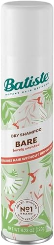 Batiste Bare Natural & Light Trockenshampoo für alle Haartypen, 200 ml