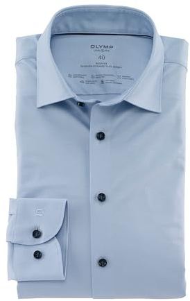 OLYMP Herren Businesshemd Regulär Kariert 030264 | Hemd, Manschette, Modern Fit, 100%Baumwolle