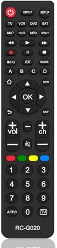 Universalfernbedienung für alle Fernseher/Blu-ray/DVD Player/Streaming-Media-Player und alle Audio Videogeräte – Einfache Einrichtung Universal Fernbedienung