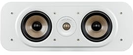 Polk Audio Signature Elite ES30 Centerlautsprecher, schlanker, hochauflösender Center Lautsprecher, Hi-Res Zertifiziert, Dolby Atmos und DTS:X kompatibel (Stück), Weiß