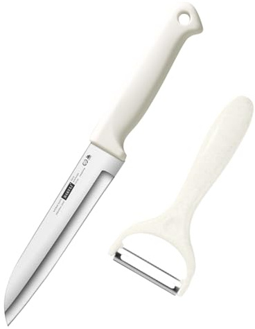 Meritaipolw Gemüseschäler Und Schälmesser 2 Stück, Sparschäler, Kartoffelschäler, Schäler, Gemüsemesser, Küchenmesser, Obstmesser, Aus Edelstahl, Geeignet Für Obst Und Gemüse
