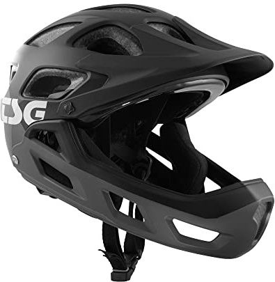 TSG Kinder Seek Youth FR MTB Helm, Schwarz, XXS/XS (52-54cm)