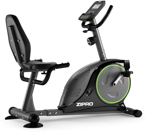 Zipro Heimtrainer Fahrrad Easy, Ergometer Fitnessbikes, Magnetisches Fahrradtrainer, Ergometer Fahrrad bis 150kg, Indoor Bike, Trainingsfahrrad für zuhause, Fahrradergometer Batteriebetrieben