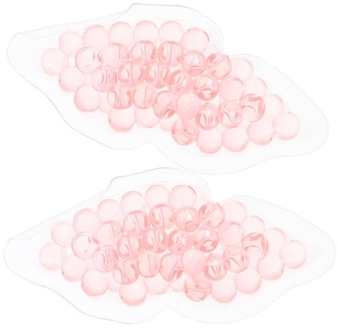 LALADEFIEE 2 Stück Kühlgel Lippenpads Wiederverwendbare Kaltkompresse für Geschwollene Lippen Linderung von Druck und Müdigkeit Dicke Gel lippenmaske für Zuhause und Büro Lichtblockierend