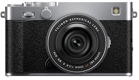 Fujifilm X-E5 Kit XF23mm F2.8 R WR Silber Systemkamera 40.2MP APS-C
