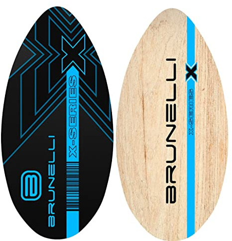 Brunelli Skimboard Surfbrett Holz Wellenbrett Surfboard Skim Board 39"