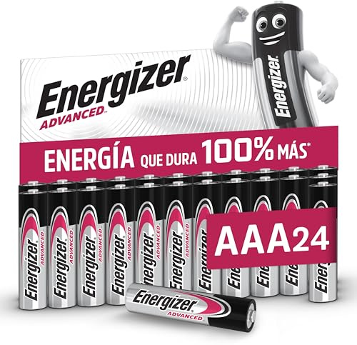 Energizer Advanced - AAA Batterien (24 Stück) - 1,5V Alkali-Batterien - Leistungsstark und Langlebig - Made in EU - 100% plastikfreie Verpackung - 10 Jahre lagerfähig [Exklusiv bei Amazon]