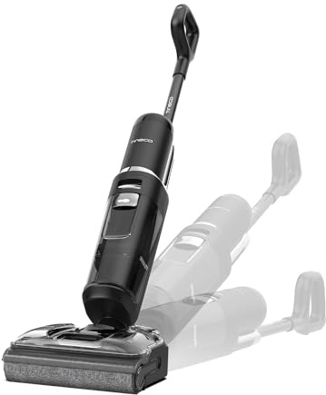 Tineco Floor ONE S7 Stretch Ultra Nass Trockensauger, 180° Lay-Flat Nasssauger, 85°C 5 Min Flashdry-Selbstreinige, 50 Min Laufzeit, DualBlock Anti-Tangle, Beide Kantenreinigen, Reinigen unter Möbeln