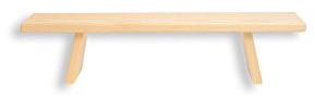 SCHENK HOLZKUNST Schwibbogenbank Fichte 45 cm/Fensterbank für Lichterbögen (45cm)