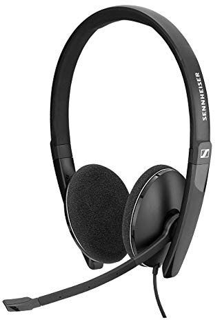 Sennheiser PC 8.2 USB-On-Ear Headset PC,Kopfhörer mit Kabel,Integrierte Lautstärkeregelung, Geräuschunterdrückendes Mikrofon, Für Online-Anrufe -Unterricht, Mehrfarbig, Einheitsgröße