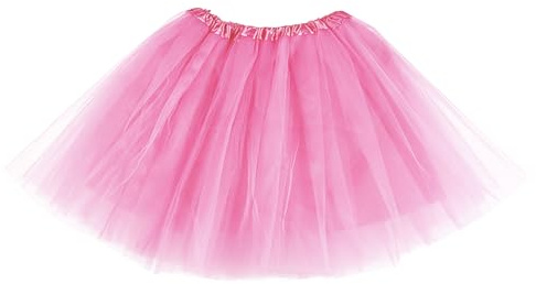 Tütü Damen,Tütü Rock Pink Tutu Skirt,Rosa Tüllrock Erwachsene Ballerina Kostüm,Mädchen 80er Jahre Karneval Tüll Petticoat,Kurz Puffy Ballett Tänze Röcke,für Kinder Frauen Herren Fasching Party Outfit