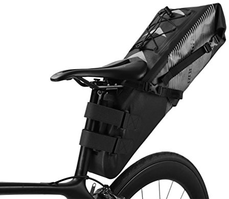 ROCKBROS Fahrrad Satteltasche 100% Wasserdicht IPX7 10L Fahrradtasche Hinterrad Tasche Sitztasche