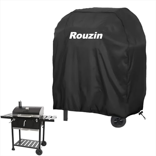 Rouzin Grill Abdeckung für Enders,Weber - 117x66x117cm Gasgrill Abdeckhaube Wasserdicht, 420D Gasgrill Abdeckung Gartengrill Schutzhülle Wetterfest