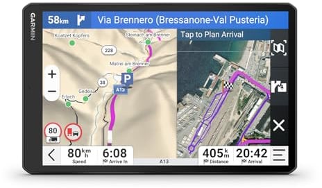 Garmin dēzl LGV720 MT-S - smartes LKW-Navigationsgerät mit 7 (17,7cm) Farbdisplay, vorinstallierten EU Karten (34 Länder), Fahrzeugspezifische Routenführung, Wetterwarnungen, beliebte LKW Strecken