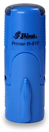 Runder Mini-Stempel Ø 12 mm - Shiny R-512 mit eigenem Motiv personalisieren - Selbstfärbender Stempel für unterwegs, ideal für Logos oder Symbole