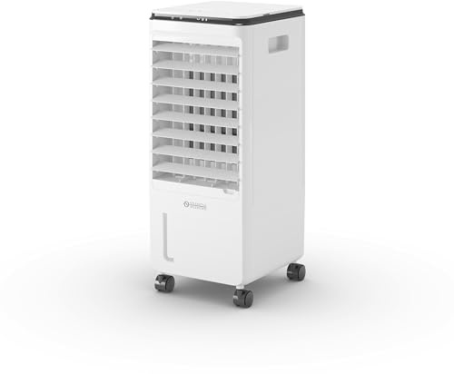 Olimpia Splendid, Peler 7T Verdunstungskühler, 7 Liter, Luftreiniger, Kühlung, Belüftung, Touchscreen-Display, Leicht zu transportieren