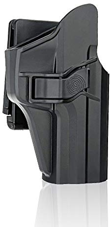 efluky HK Gürtelholster Holster Pistole HK USP Holster Fit H&K USP 9mm/.40 Full Size, Belt Clip 60° Einstellbar