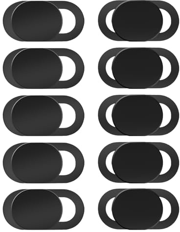 ALICEEDG 10 Stück Webcam Abdeckung, Cover Kamera Laptop, Dünne Webcam Cover Abdeckung Set, Laptop Zubehör für Smartphone, PC, MacBook, Handyzubehör, Schutz Ihrer Privatsphäre
