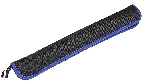 rockible Tragetasche für Flöte, tragbar, Oxford-Stoff, Tasche für vertikale Flöte, Geschenktasche für Blockflöten, Schwarz Blau
