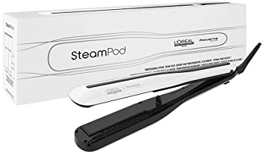 L'ORÉAL PARIS Steampod 3.0 Glätteisen mit Dampftechnologie, Weiß