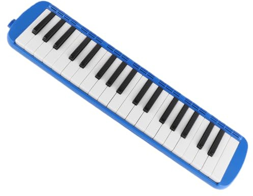 Melodica, tragbar mit 37 Tasten, Musikinstrument kompakt für Anfänger Profis Musikunterricht Heimübung Schulbildung