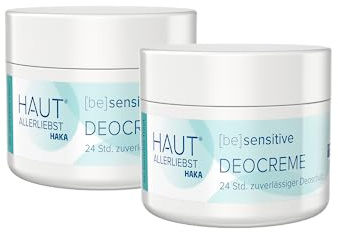 HAUTALLERLIEBST Deocreme, 2 x 30g, vegan, ohne Aluminiumsalze, für sensible Haut
