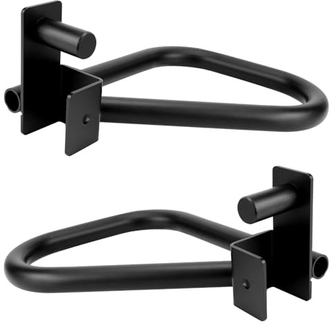 QWORK® Solide Dip Bar Aufsatz für Power Rack, Kompatibel mit 5x5cm Röhren-Rahmen, Stahl