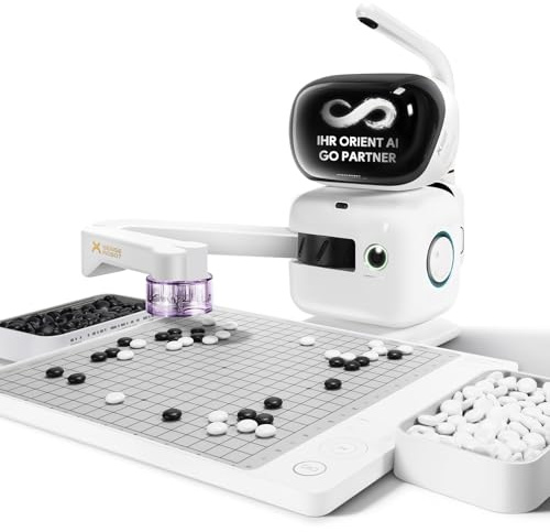Sense Robot Go KI-Go-Brett mit Roboterarm – Automatische Steinplatzierung, interaktives Lernen, Spielwiederholung – Intelligenter Weiqi-Trainer für Kinder & Erwachsene