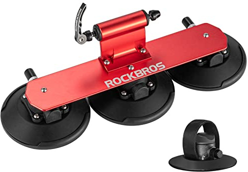 ROCKBROS Fahrradträger mit Saugnäpfe Fahrrad Dachträger Dachgepäckträger Schnellmontage für 1 Fahrräder