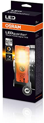 Osram LEDguardian TRUCK FLARE Signal TA19, aufstellbare LED Warnleuchte für LKW, Bus, Fahrzeuge über 3,5t, LEDSL103, 1 Leuchte