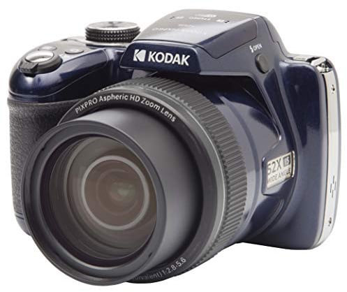 KODAK Pixpro AZ528 – Digitale Bridgekamera, 16 Megapixel, 52-facher optischer Zoom, optischer Bildstabilisator, 3-Zoll-LCD-Display, 1080p Full-HD-Video, Lithium-Ionen-Akku – Nachtblau