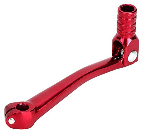 Motorrad Schalthebel Universal CNC Aluminiumlegierung Modifikation Zubehör EVGATSAUTO 150x65mm(rot)