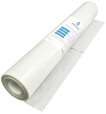 Handelskönig Baufolie transparent 100 µ 4 x 25 m = 100 m² baufolie folie schutzfolie Abdeckfolie Plane Abdeckplane