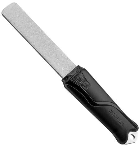 SHARPAL 121N Diamant-Schleifstein mit doppelter Körnung zum Schärfen von Messern Jagd Outdoor Messer Gartenwerkzeugschärfer Grob/Extrafein 325/1200 Körnung